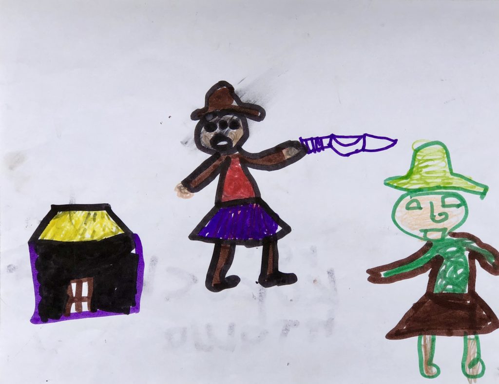 Quechua children in Peru, ages 9 to 15, created drawings as part of Childsplay International’s multicultural storytelling project.